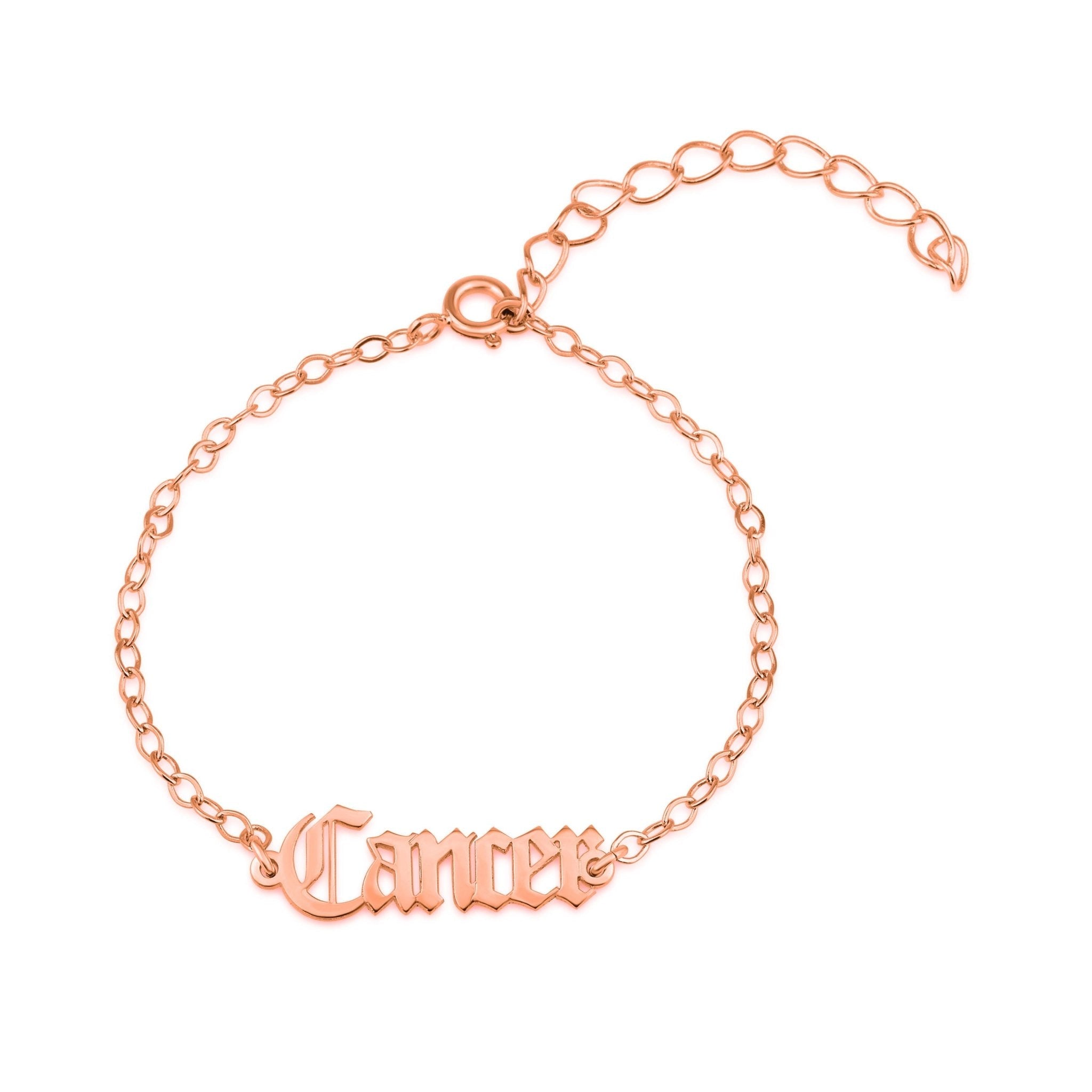 Cancer Script Bracelet La Vie Bien Cancer Script Bracelet