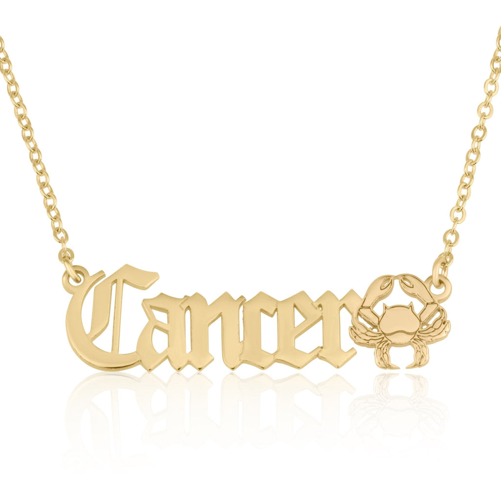 Cancer Symbol Necklace La Vie Bien Cancer Symbol Necklace