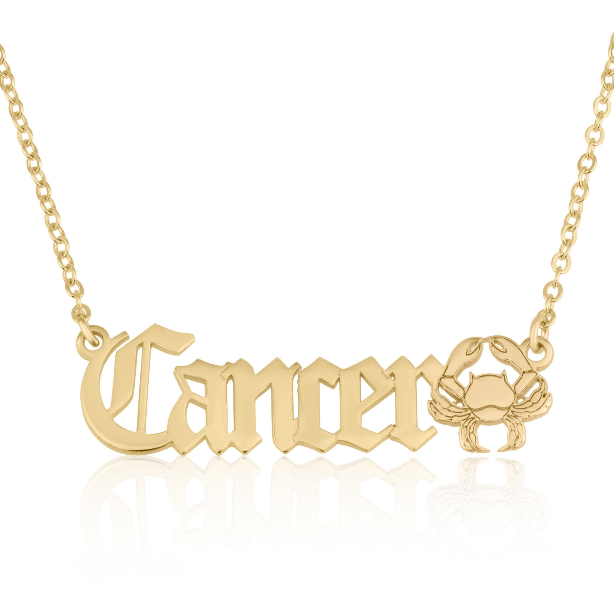 Cancer Symbol Necklace La Vie Bien Cancer Symbol Necklace