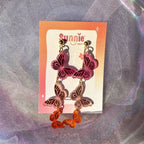 Candy Kaleidoscope Butterfly Acrylic Earrings Earrings and Accessories La Vie Bien Candy Kaleidoscope Butterfly Acrylic Earrings