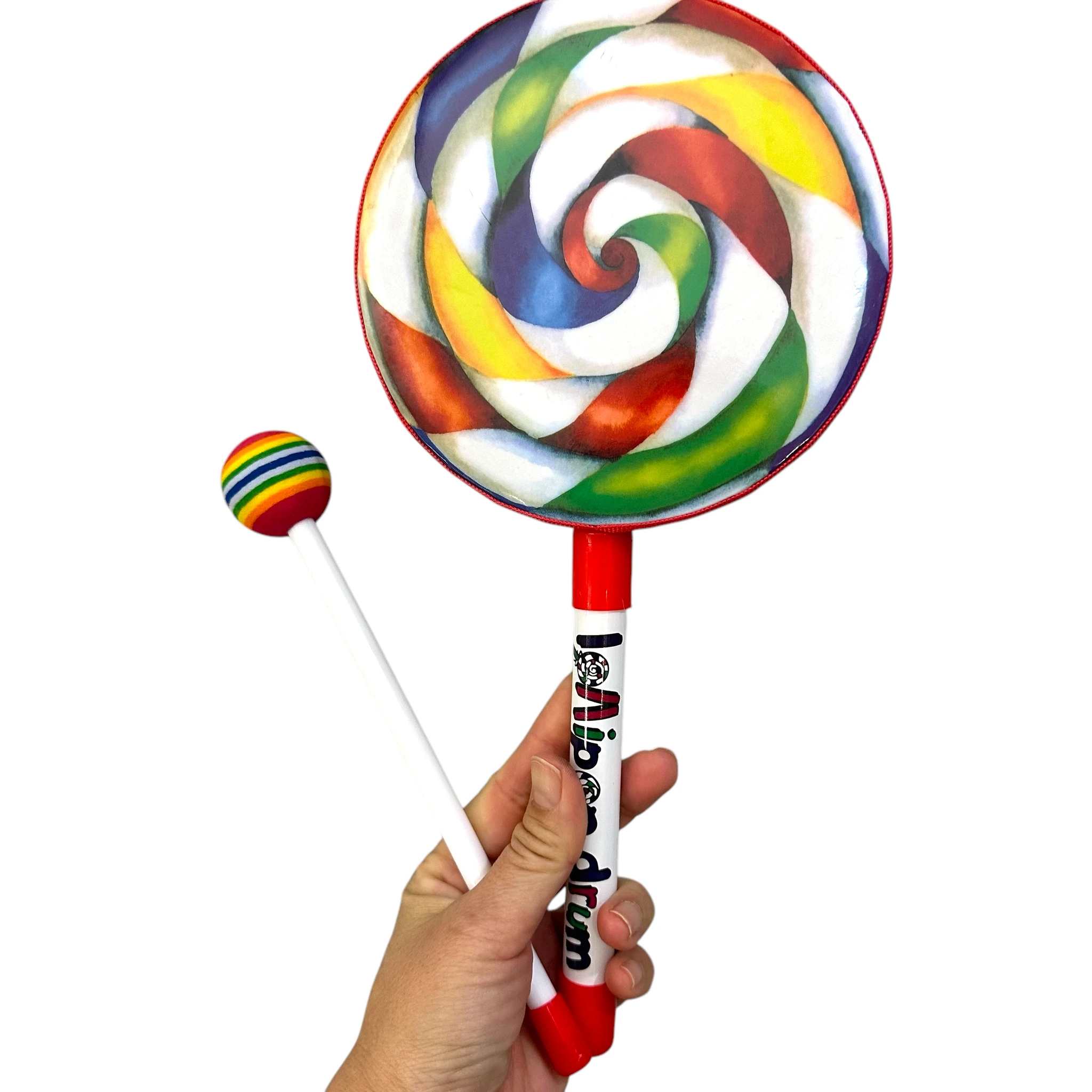 CandySwirl Lollipop Drum by Music Frog Co