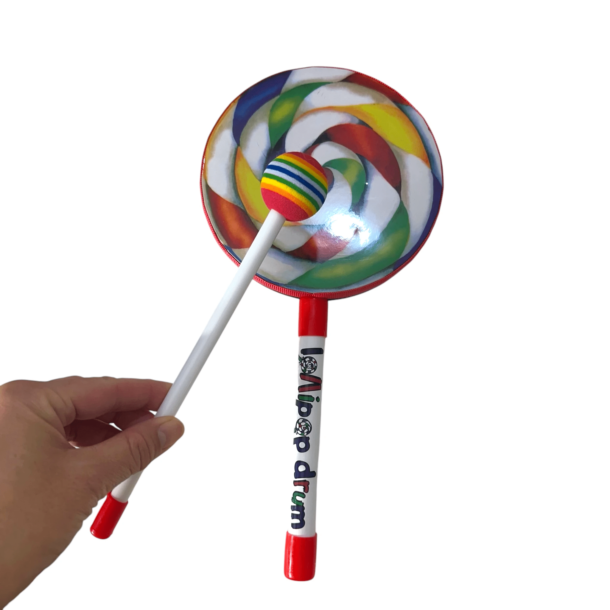 CandySwirl Lollipop Drum by Music Frog Co