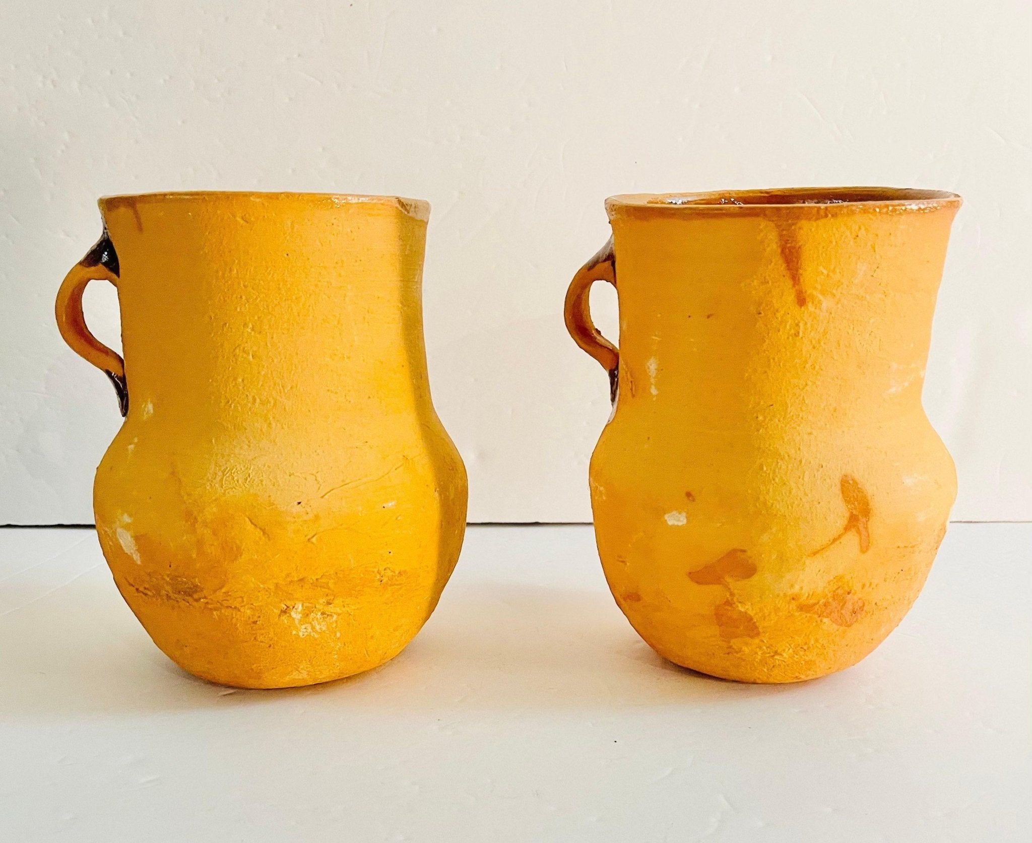 Cantaritos de Barro Clay Cups 6 Inches Tall La Vie Bien Cantaritos de Barro Clay Cups 6 Inches Tall
