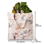 Canvas Beach Tote Bag, Top Handle Shoulder Tote Bags Tote Bags La Vie Bien Canvas Beach Tote Bag, Top Handle Shoulder Tote Bags
