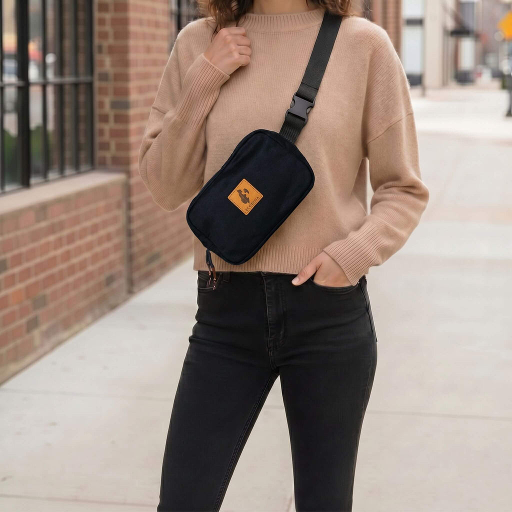 Canvas Crossbody Belt Bag Pouch, The Everywhere Belt Bag Belt Bag La Vie Bien Canvas Crossbody Belt Bag Pouch, The Everywhere Belt Bag