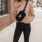 Canvas Crossbody Belt Bag Pouch, The Everywhere Belt Bag Belt Bag La Vie Bien Canvas Crossbody Belt Bag Pouch, The Everywhere Belt Bag