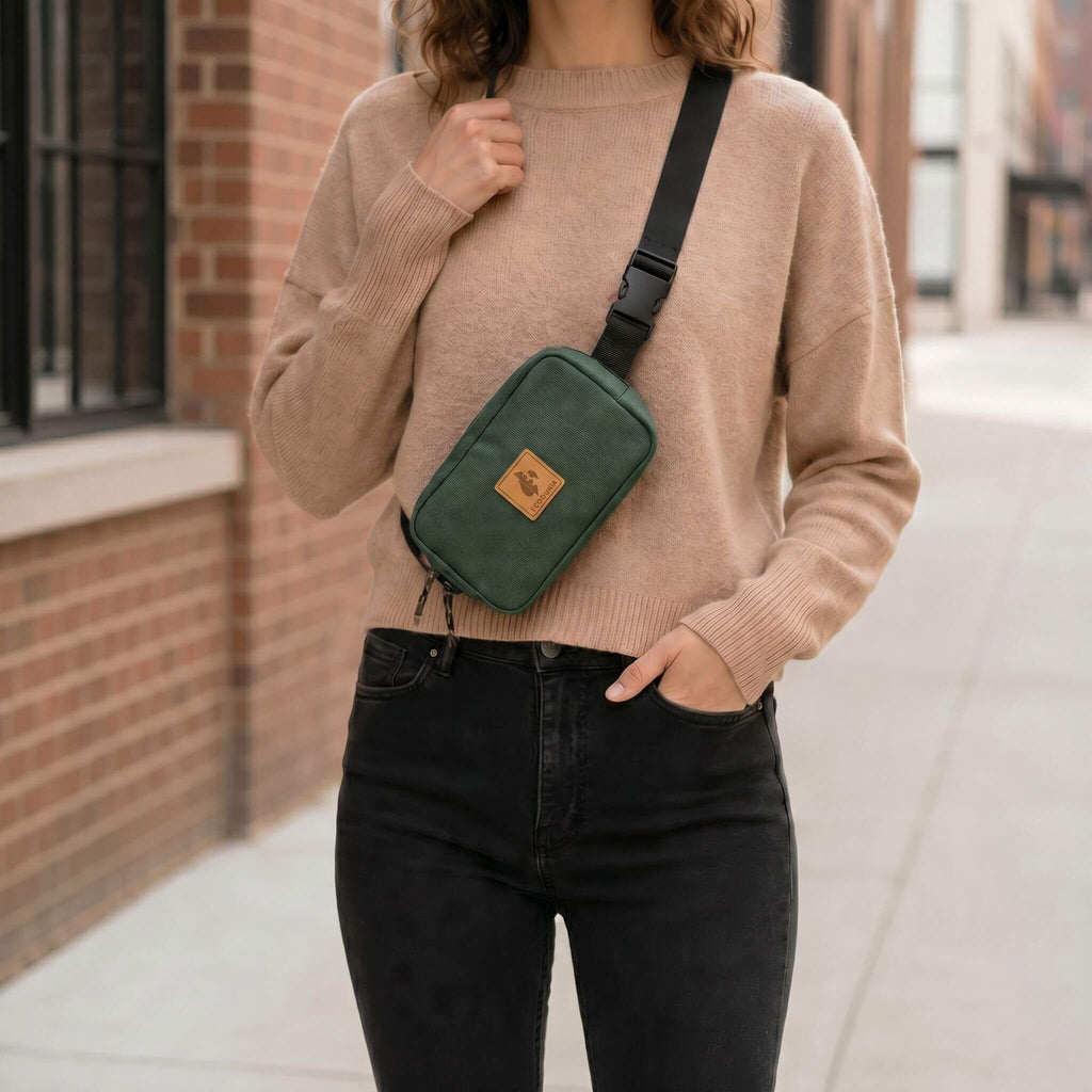 Canvas Crossbody Belt Bag Pouch, The Everywhere Belt Bag Fanny Packs La Vie Bien Canvas Crossbody Belt Bag Pouch, The Everywhere Belt Bag