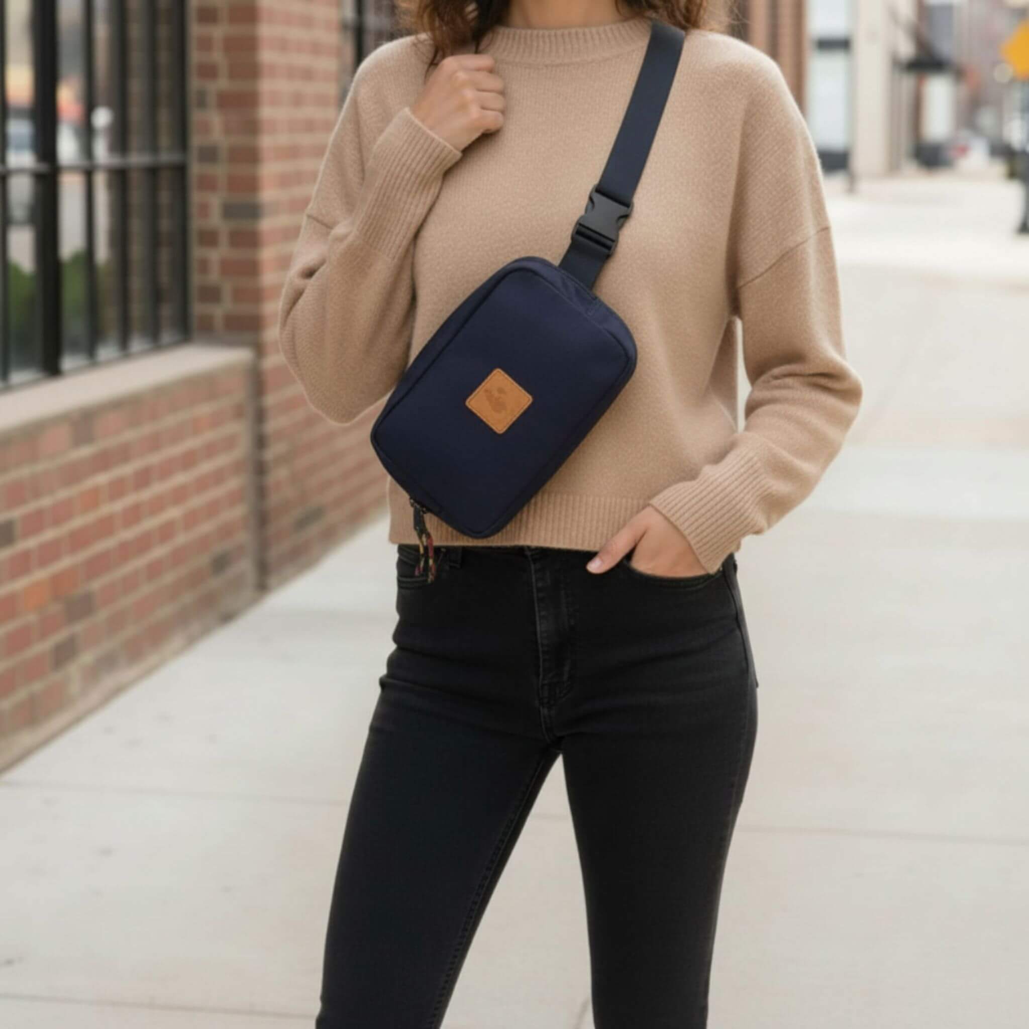 Canvas Crossbody Belt Bag Pouch, The Everywhere Belt Bag Fanny Packs La Vie Bien Canvas Crossbody Belt Bag Pouch, The Everywhere Belt Bag