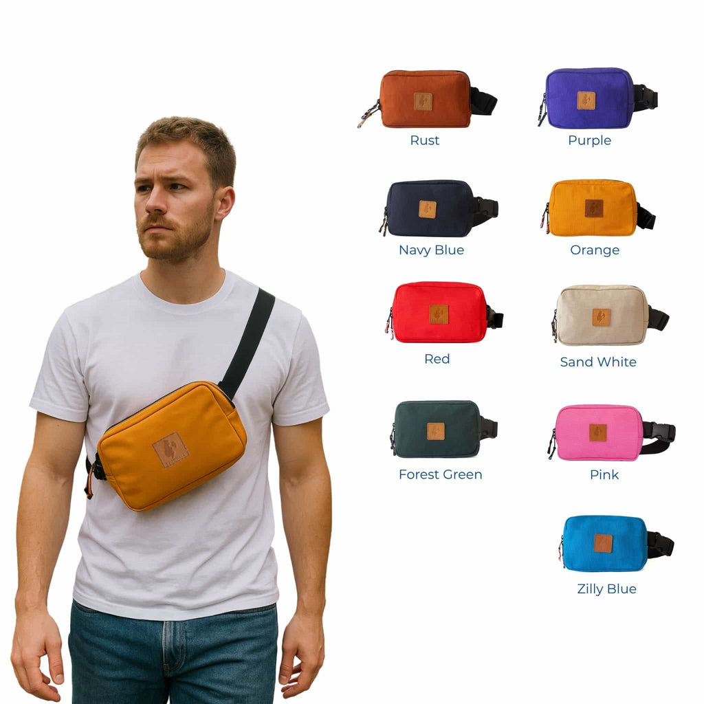 Canvas Crossbody Belt Bag Pouch, The Everywhere Belt Bag Fanny Packs La Vie Bien Canvas Crossbody Belt Bag Pouch, The Everywhere Belt Bag