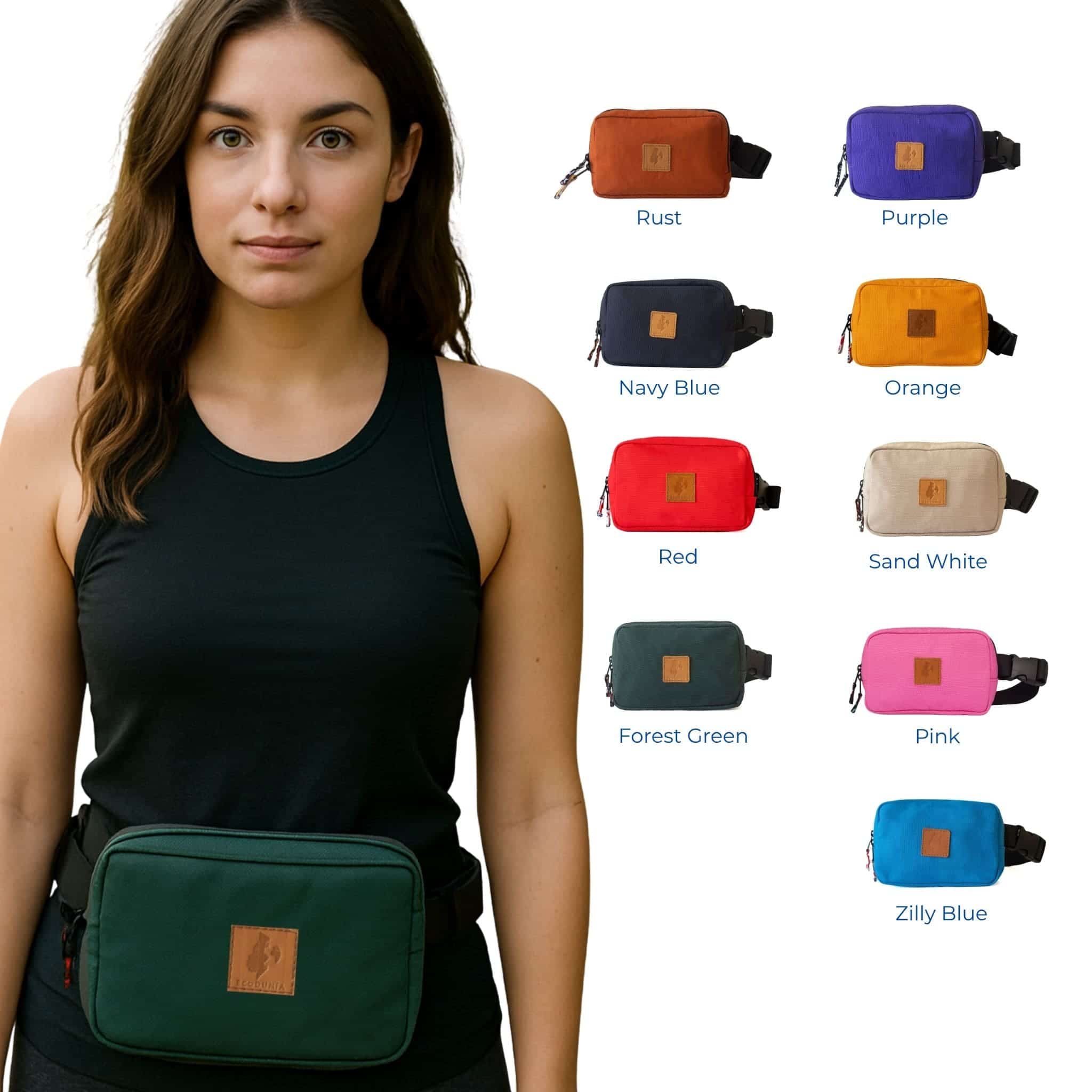 Canvas Crossbody Belt Bag Pouch, The Everywhere Belt Bag Fanny Packs La Vie Bien Canvas Crossbody Belt Bag Pouch, The Everywhere Belt Bag