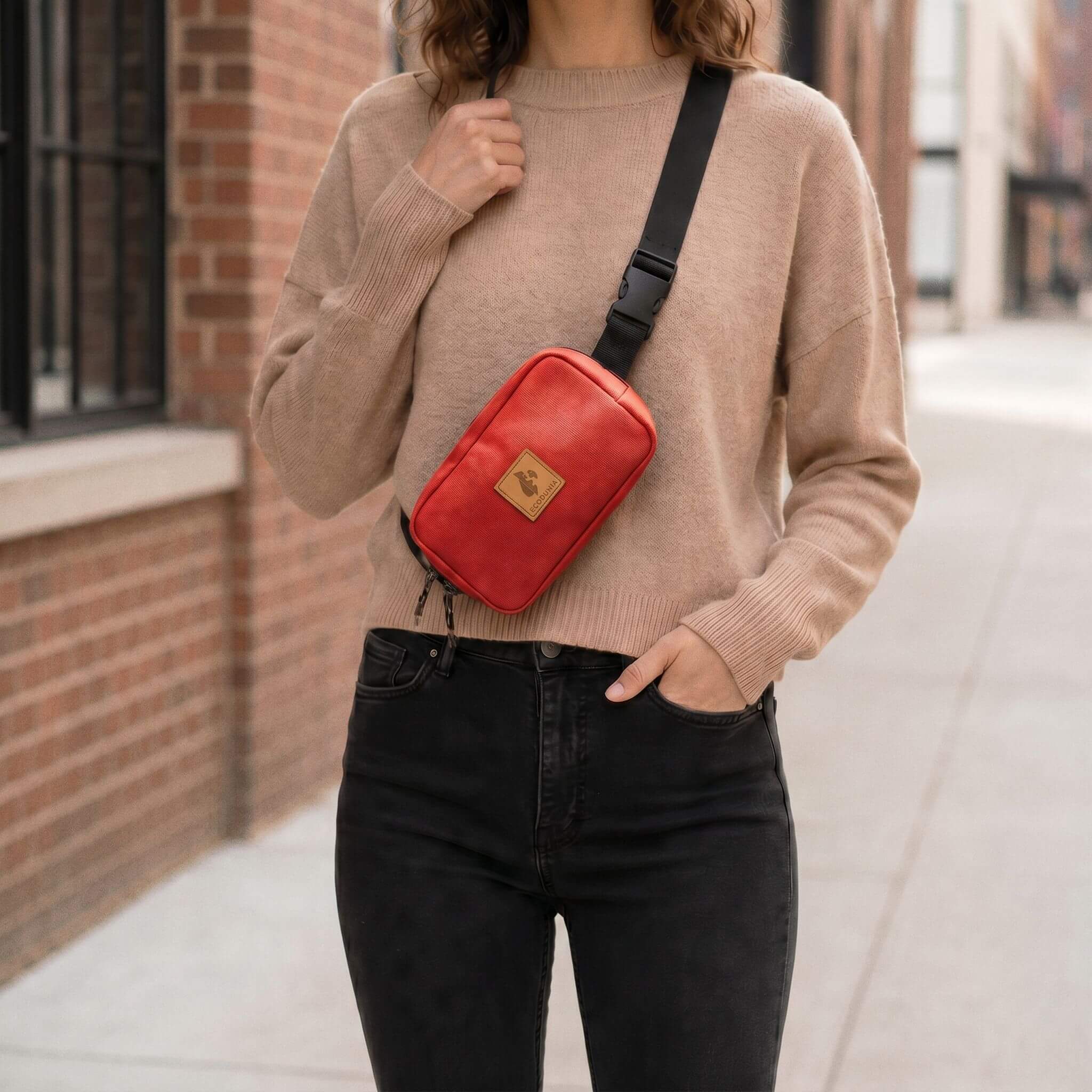Canvas Crossbody Belt Bag Pouch, The Everywhere Belt Bag Fanny Packs La Vie Bien Canvas Crossbody Belt Bag Pouch, The Everywhere Belt Bag