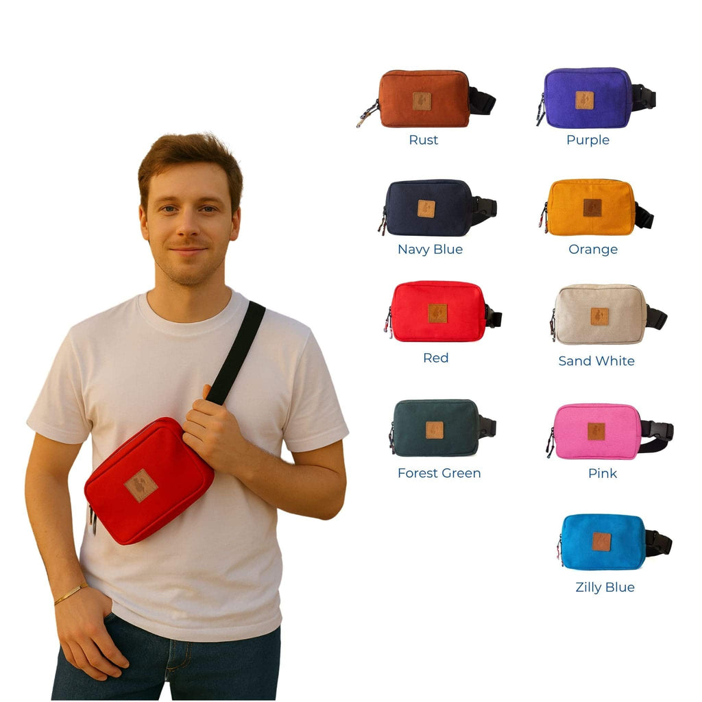 Canvas Crossbody Belt Bag Pouch, The Everywhere Belt Bag Fanny Packs La Vie Bien Canvas Crossbody Belt Bag Pouch, The Everywhere Belt Bag