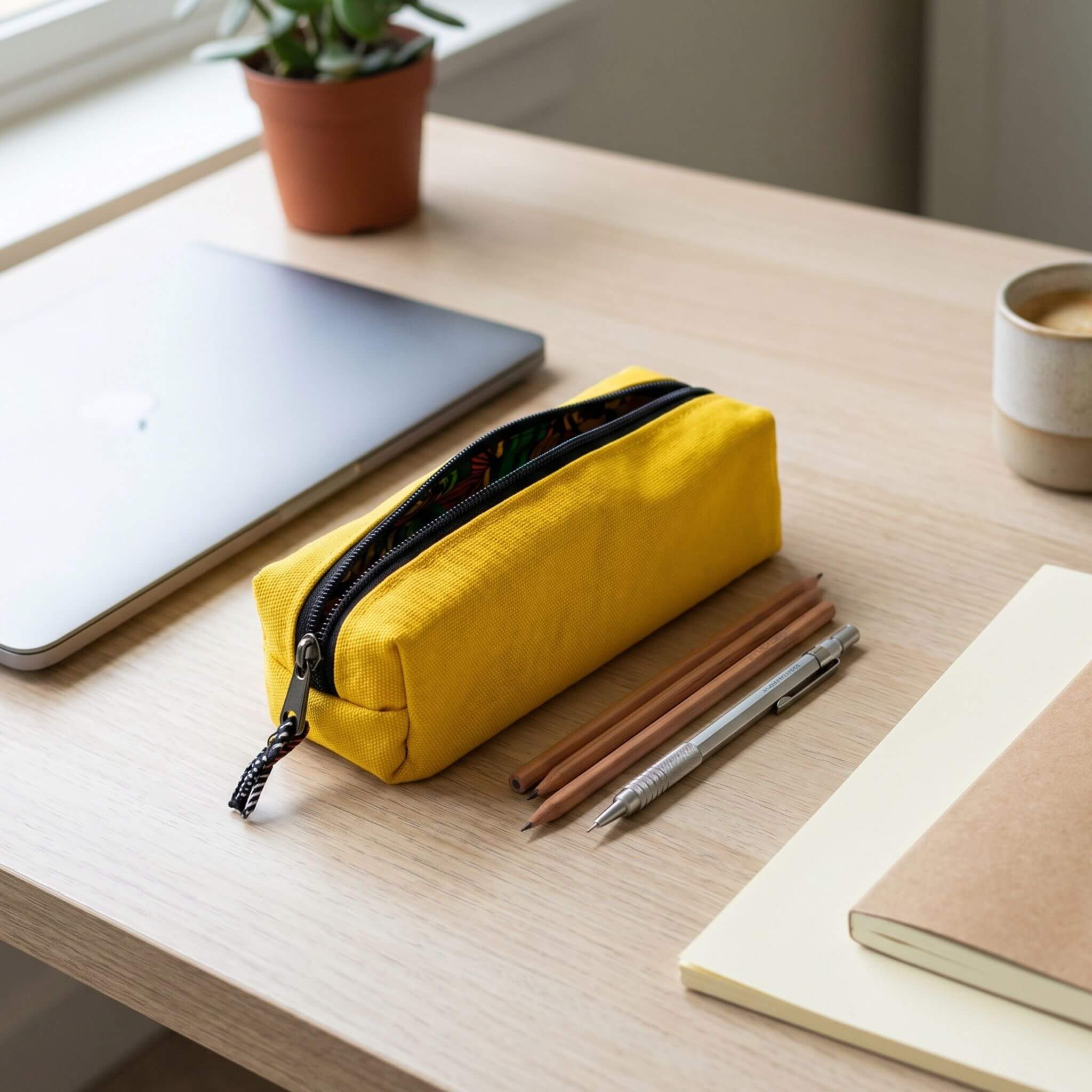 Canvas Pencil Pouch, Zipper Pencil Bag Case Pouches La Vie Bien Canvas Pencil Pouch, Zipper Pencil Bag Case