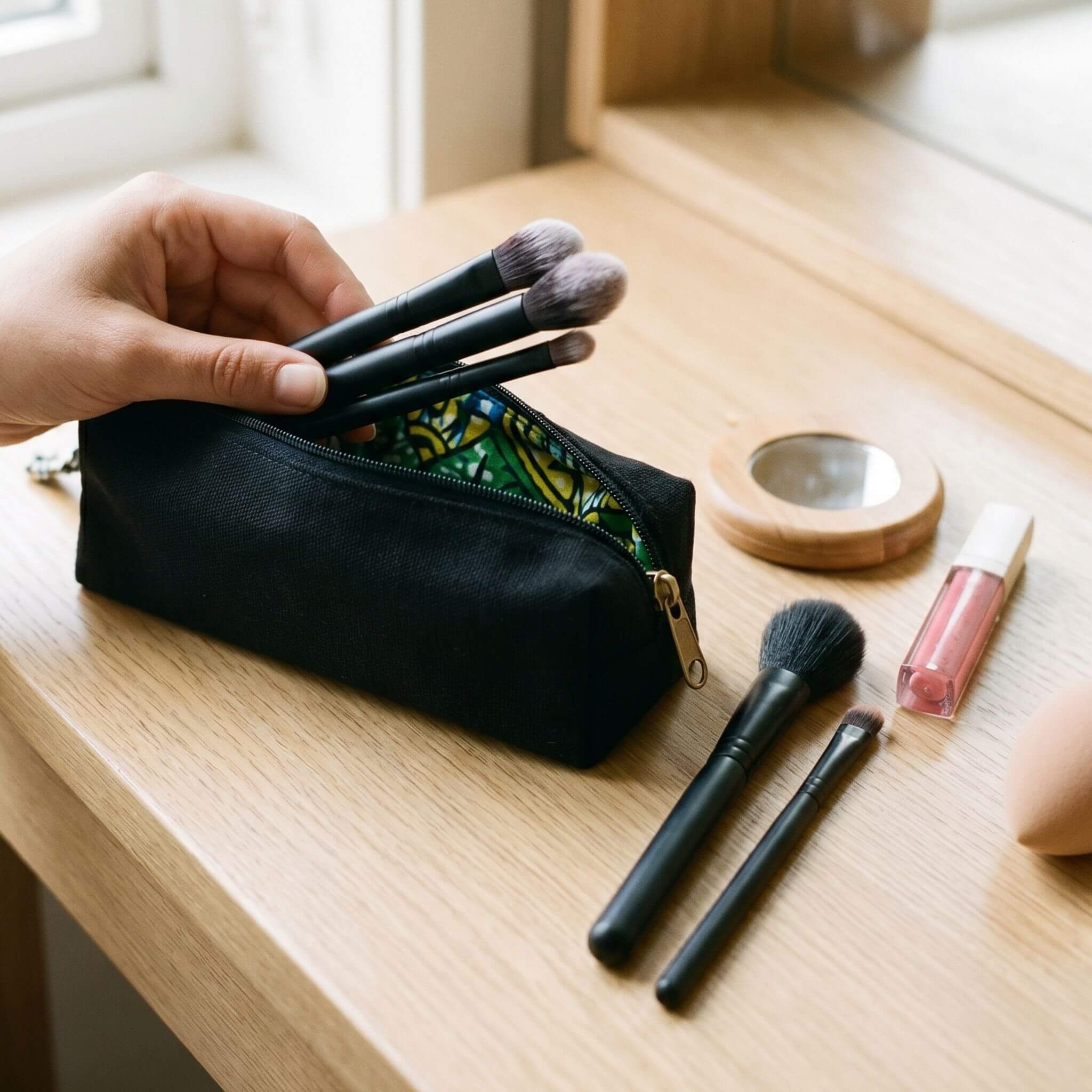 Canvas Pencil Pouch, Zipper Pencil Bag Case Pouches La Vie Bien Canvas Pencil Pouch, Zipper Pencil Bag Case