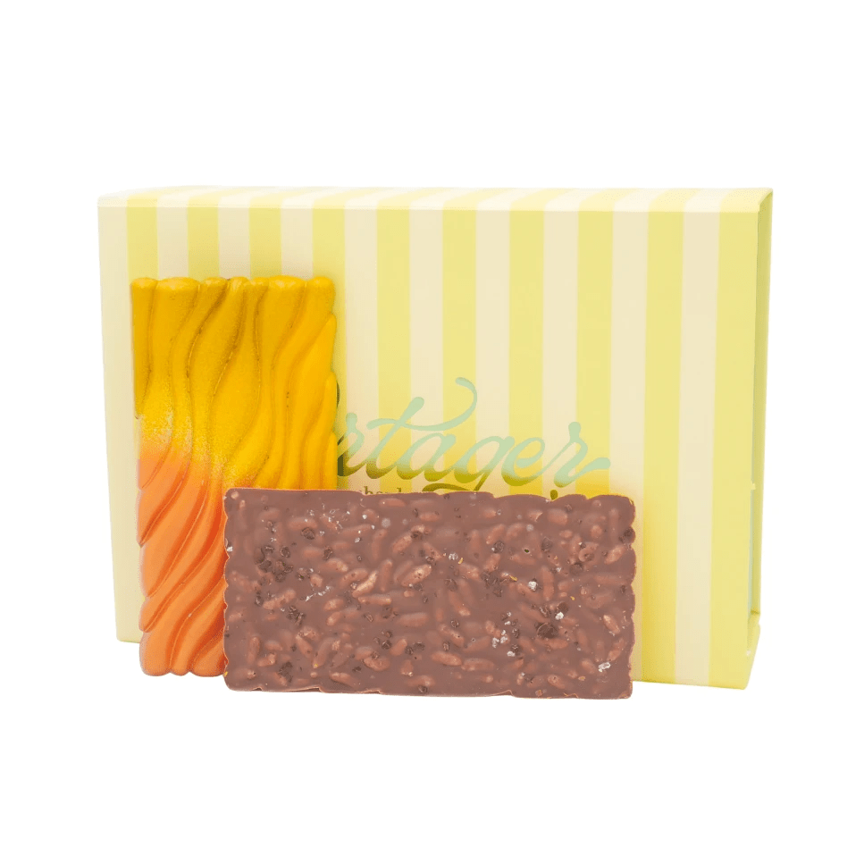 Cappuccino Crunch Chocolate Bar by Partager
