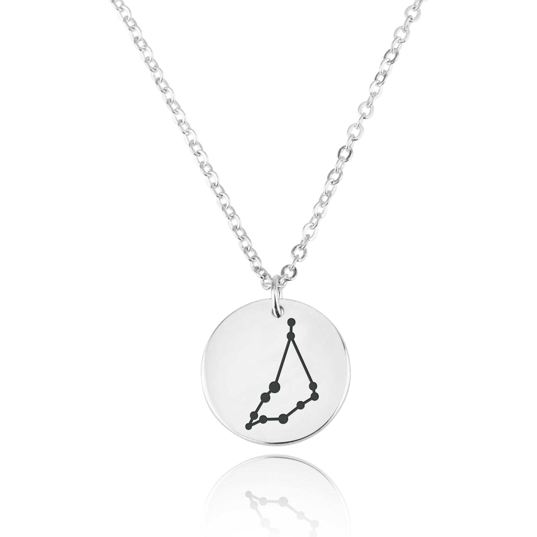 Capricorn Celestial Constellation Disk Necklace La Vie Bien Capricorn Celestial Constellation Disk Necklace