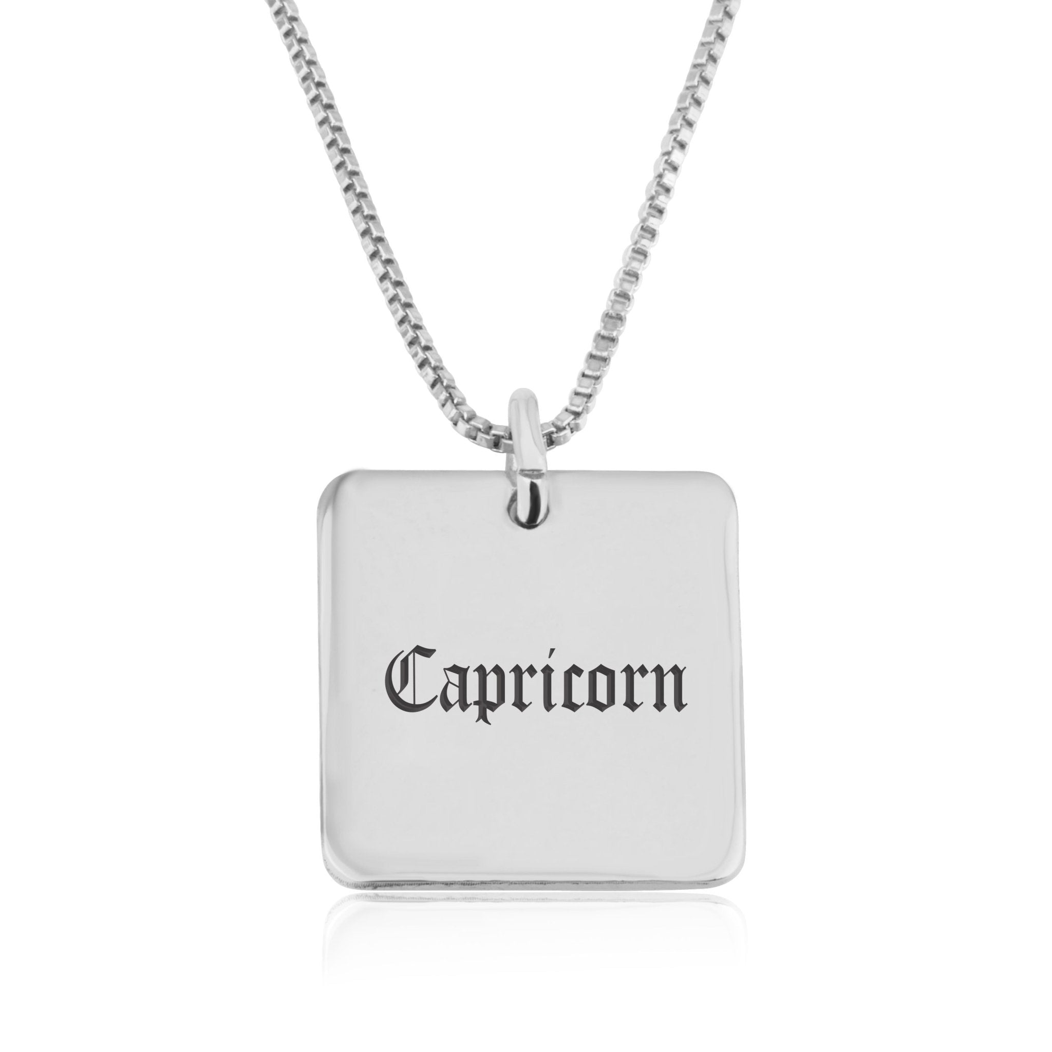 Capricorn Charm Necklace La Vie Bien Capricorn Charm Necklace