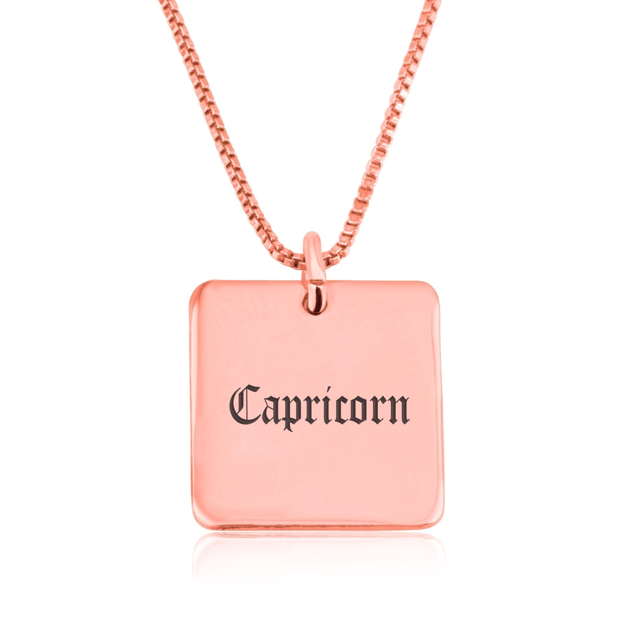 Capricorn Charm Necklace La Vie Bien Capricorn Charm Necklace
