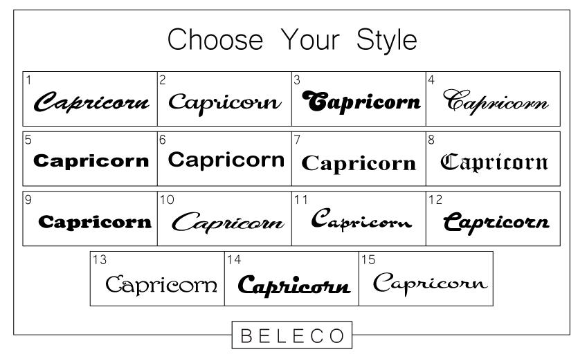 Capricorn Engraved Cuff Bracelet La Vie Bien Capricorn Engraved Cuff Bracelet