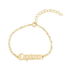 Capricorn Script Bracelet La Vie Bien Capricorn Script Bracelet