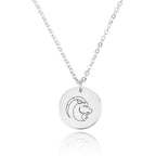 Capricorn Zodiac Disk Necklace La Vie Bien Capricorn Zodiac Disk Necklace