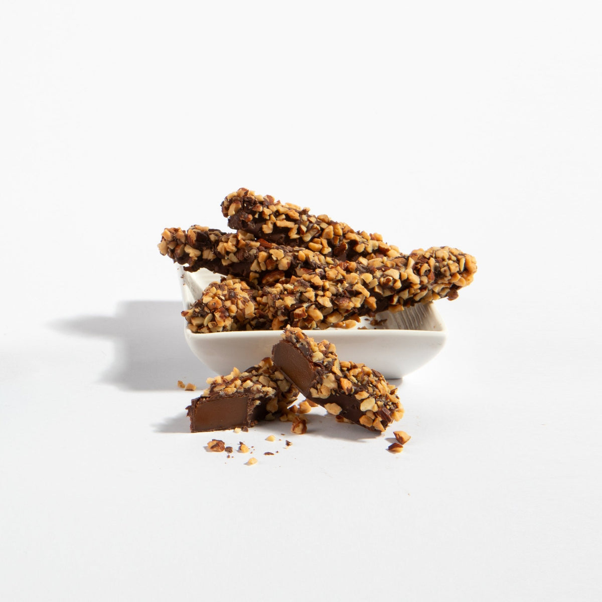 Caramel Almond Sticks Treats La Vie Bien Caramel Almond Sticks