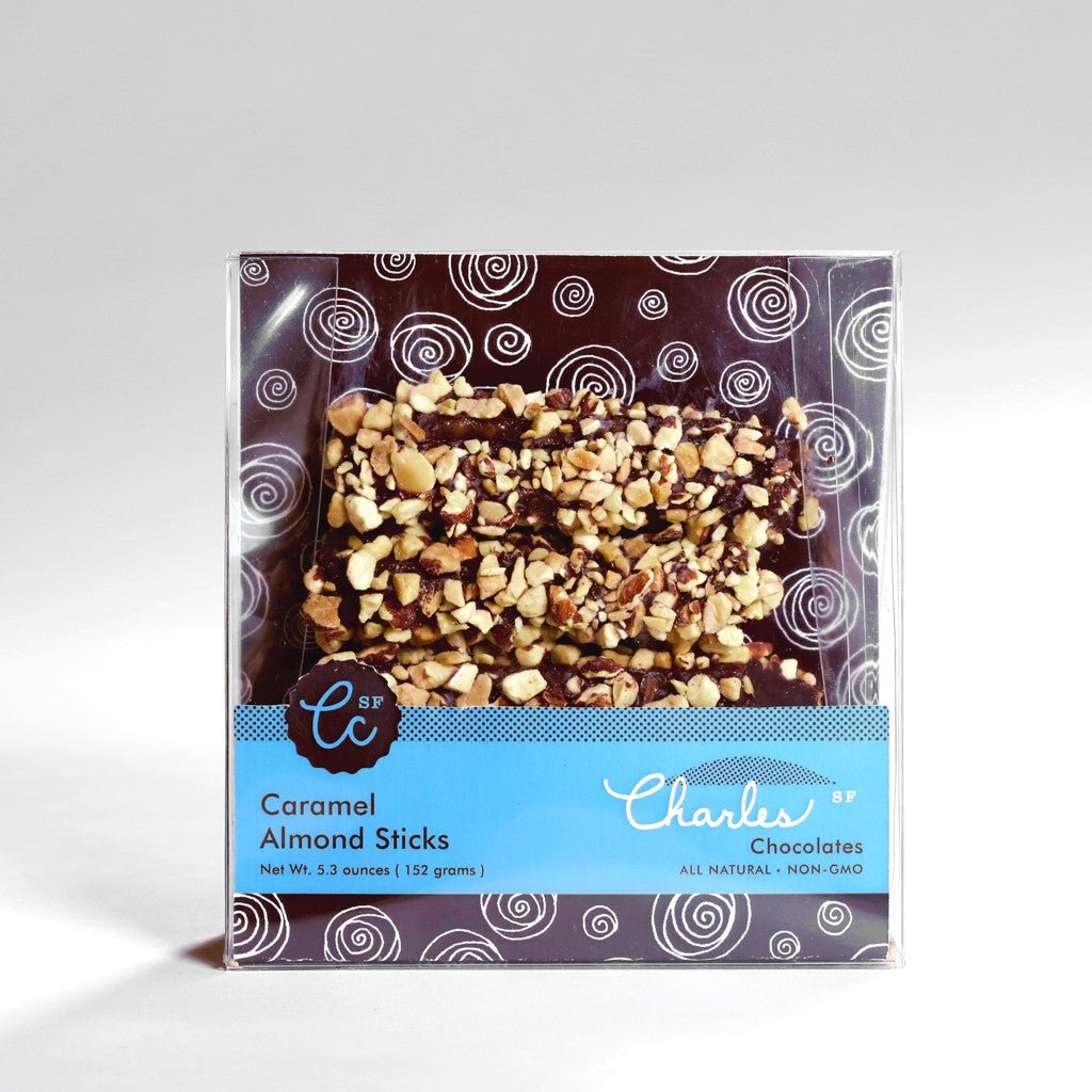 Caramel Almond Sticks Treats La Vie Bien Caramel Almond Sticks