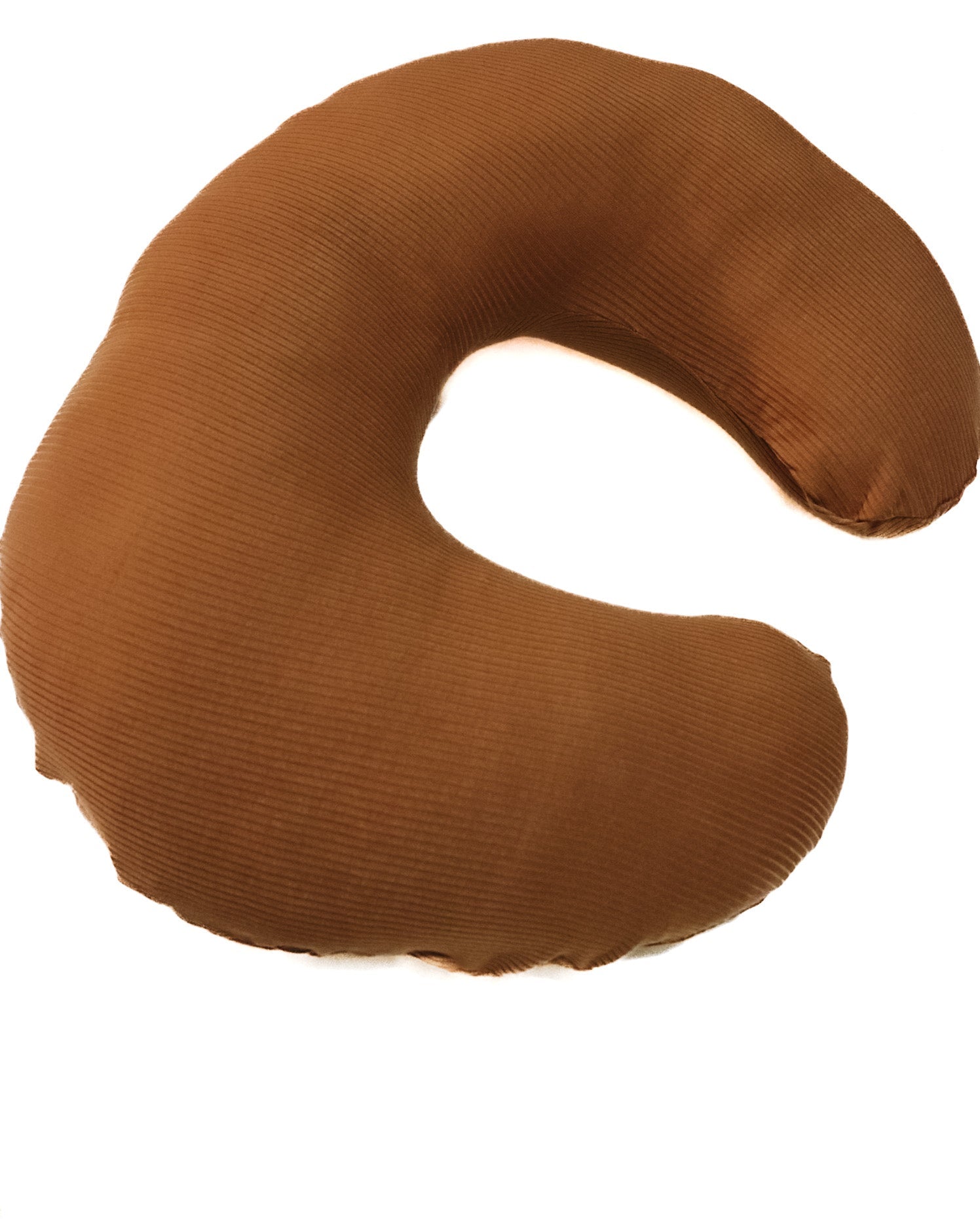 Caramel Ribbed Nursing Pillow Cover La Vie Bien Caramel Ribbed Nursing Pillow Cover
