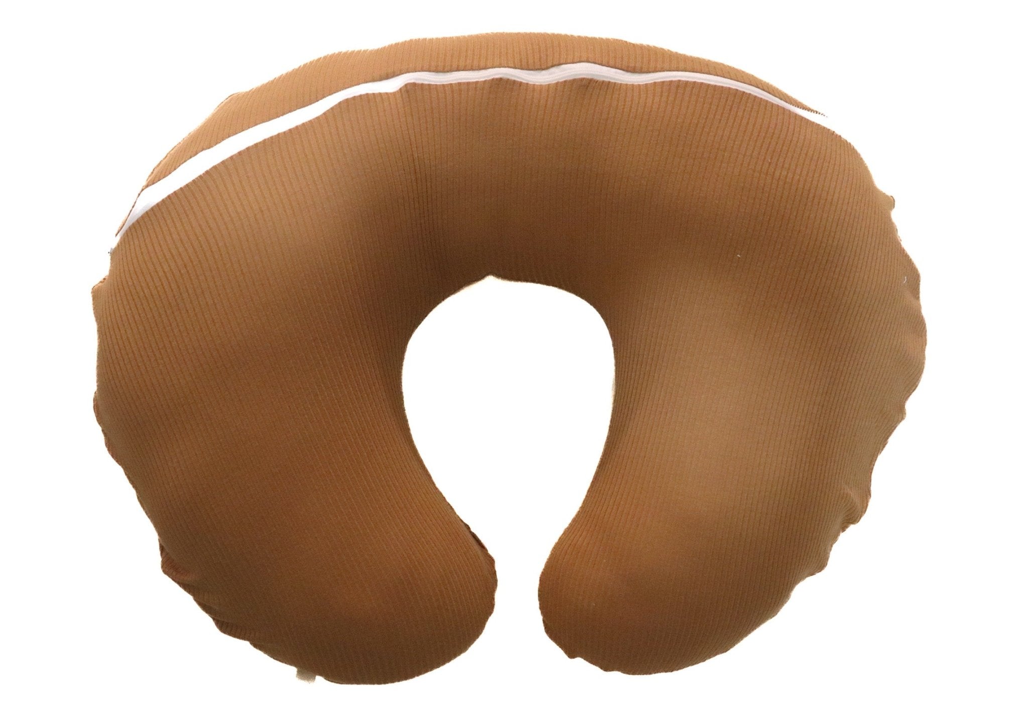 Caramel Ribbed Nursing Pillow Cover La Vie Bien Caramel Ribbed Nursing Pillow Cover