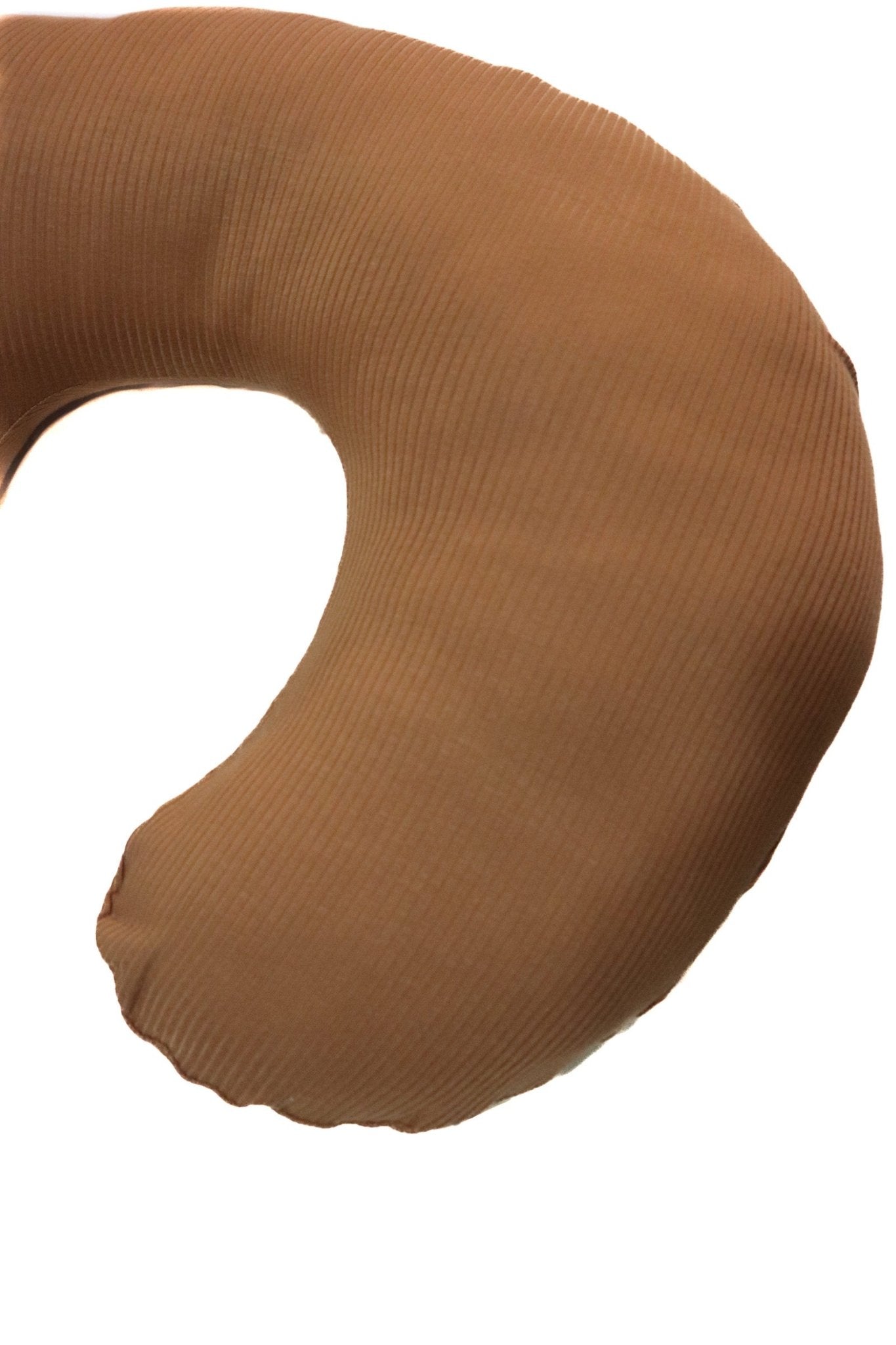 Caramel Ribbed Nursing Pillow Cover La Vie Bien Caramel Ribbed Nursing Pillow Cover