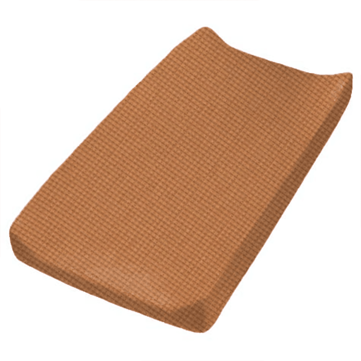 Caramel Waffle Brown Changing Pad Cover La Vie Bien Caramel Waffle Brown Changing Pad Cover