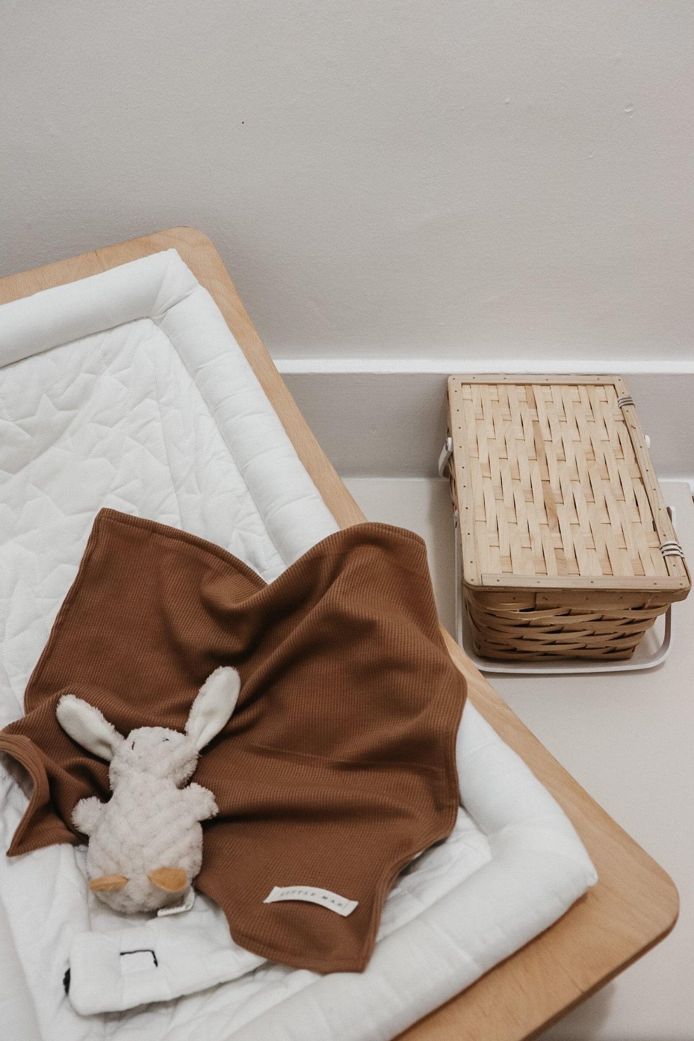 Caramel Waffle Knit Blanket La Vie Bien Caramel Waffle Knit Blanket