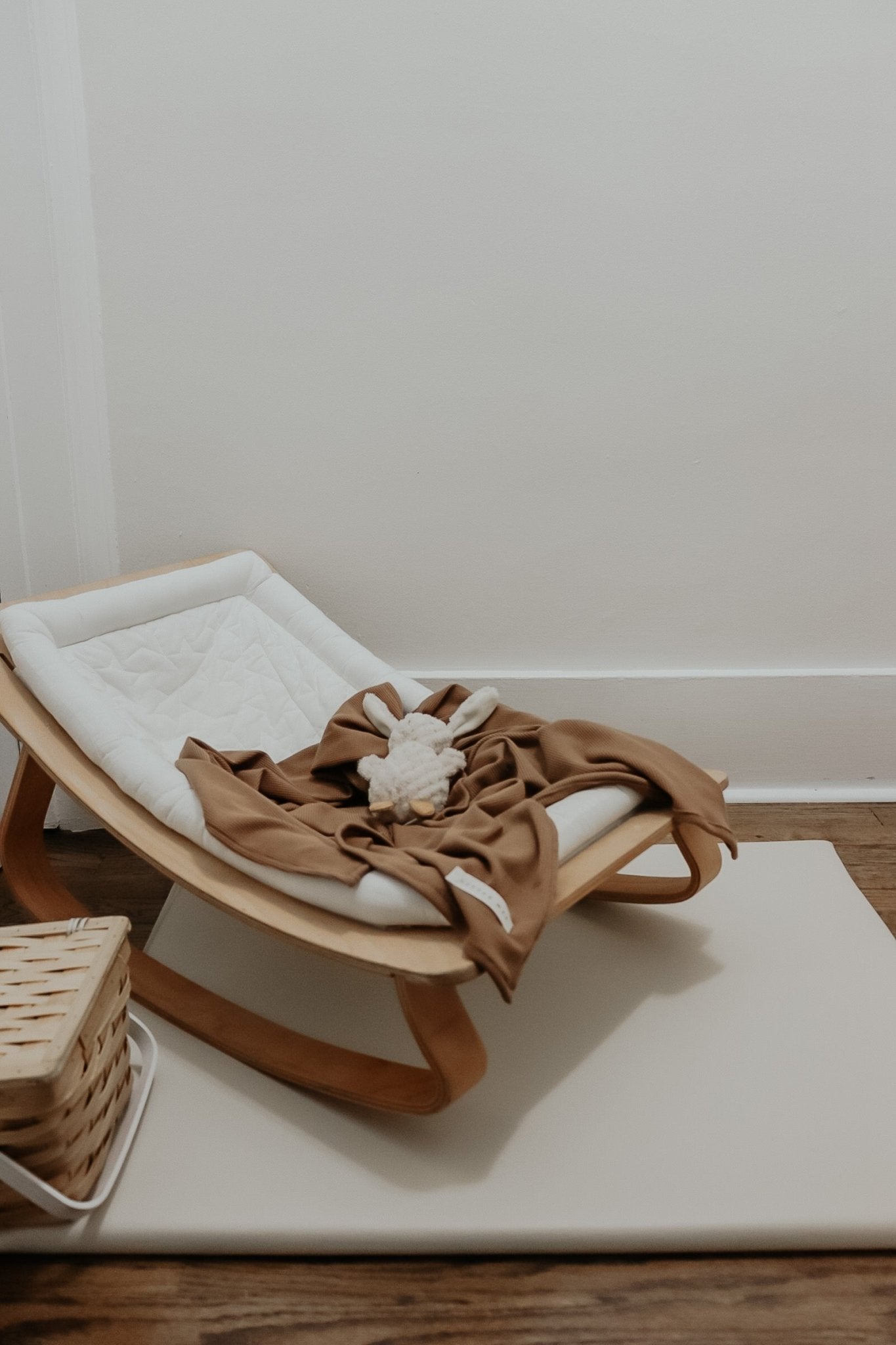 Caramel Waffle Knit Blanket La Vie Bien Caramel Waffle Knit Blanket