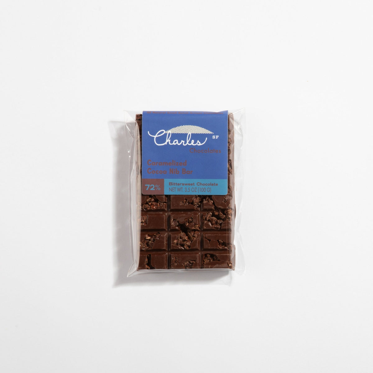 Caramelized Cocoa Nib Bar Bars La Vie Bien Caramelized Cocoa Nib Bar