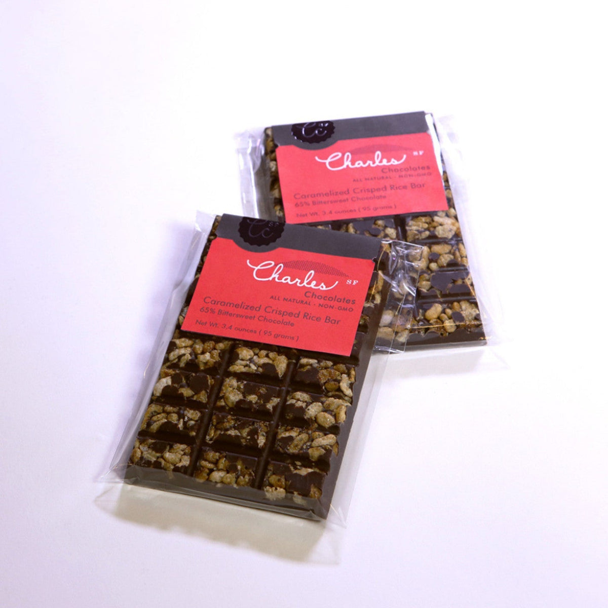 Caramelized Crisped Rice Bar, Bittersweet Chocolate Bars La Vie Bien Caramelized Crisped Rice Bar, Bittersweet Chocolate