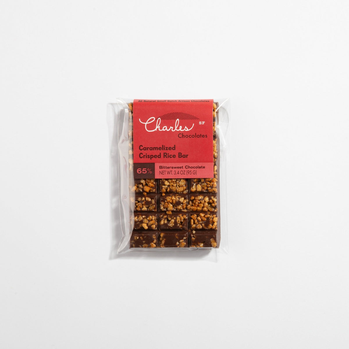 Caramelized Crisped Rice Bar, Bittersweet Chocolate Bars La Vie Bien Caramelized Crisped Rice Bar, Bittersweet Chocolate