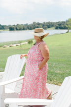 The Kiley Tank Dress in Watermelon Sorbet