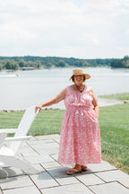 The Kiley Tank Dress in Watermelon Sorbet