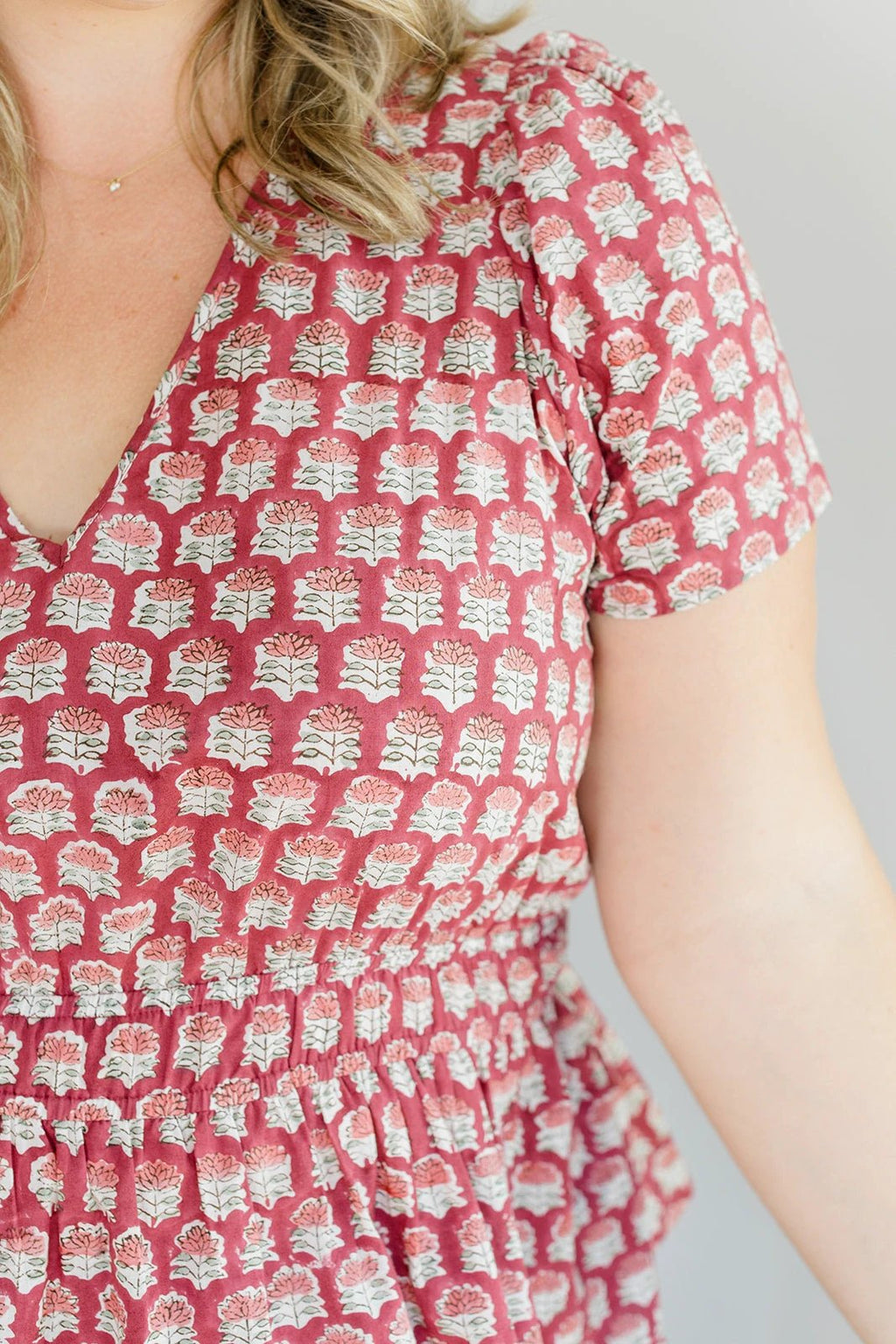 The Judy Top in Crimson Grove by Carla Kiley Collection