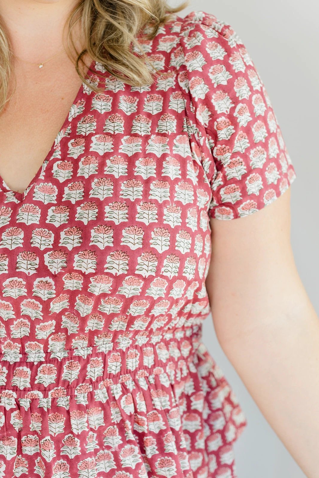 The Judy Top in Crimson Grove by Carla Kiley Collection