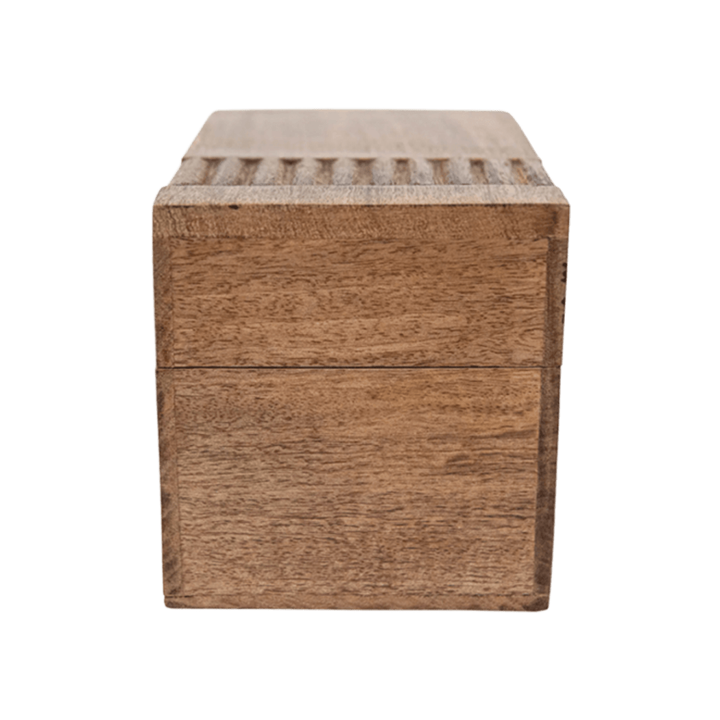 Carmen Carved Recipe Box