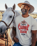 CARNE ASADA SZN T-shirt | BBQ Season July 4th USA Viva Mexico American | Latino Pride Funny Viral Tees T-Shirt La Vie Bien CARNE ASADA SZN T-shirt | BBQ Season July 4th USA Viva Mexico American | Latino Pride Funny Viral Tees