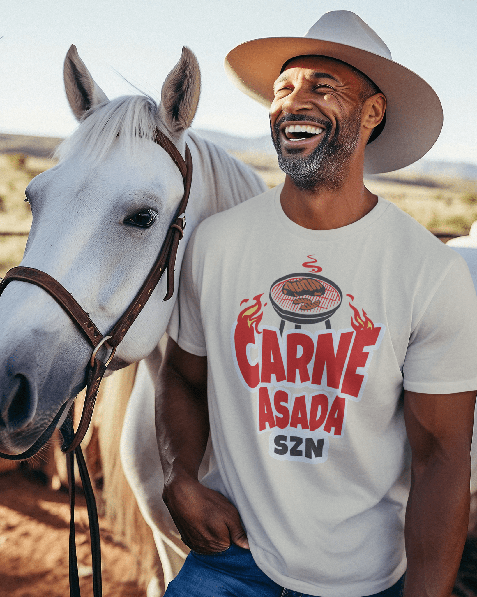 CARNE ASADA SZN T-shirt | BBQ Season July 4th USA Viva Mexico American | Latino Pride Funny Viral Tees T-Shirt La Vie Bien CARNE ASADA SZN T-shirt | BBQ Season July 4th USA Viva Mexico American | Latino Pride Funny Viral Tees