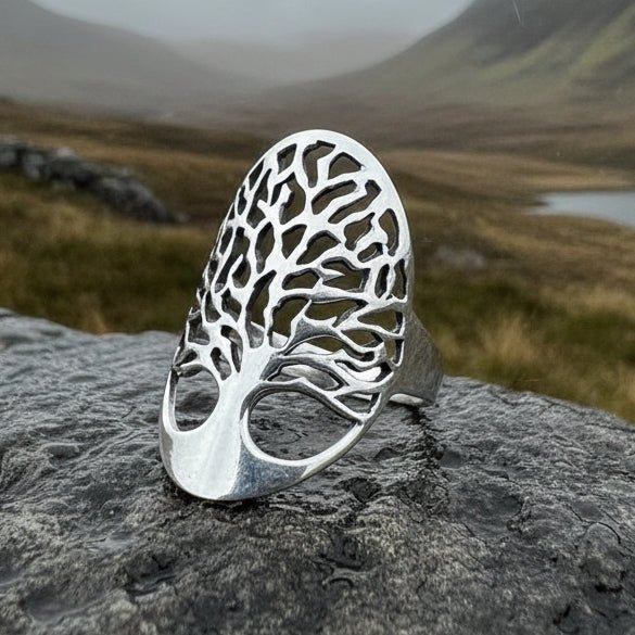 Caroline Tree of Life Ring in Sterling Silver Ring La Vie Bien Caroline Tree of Life Ring in Sterling Silver