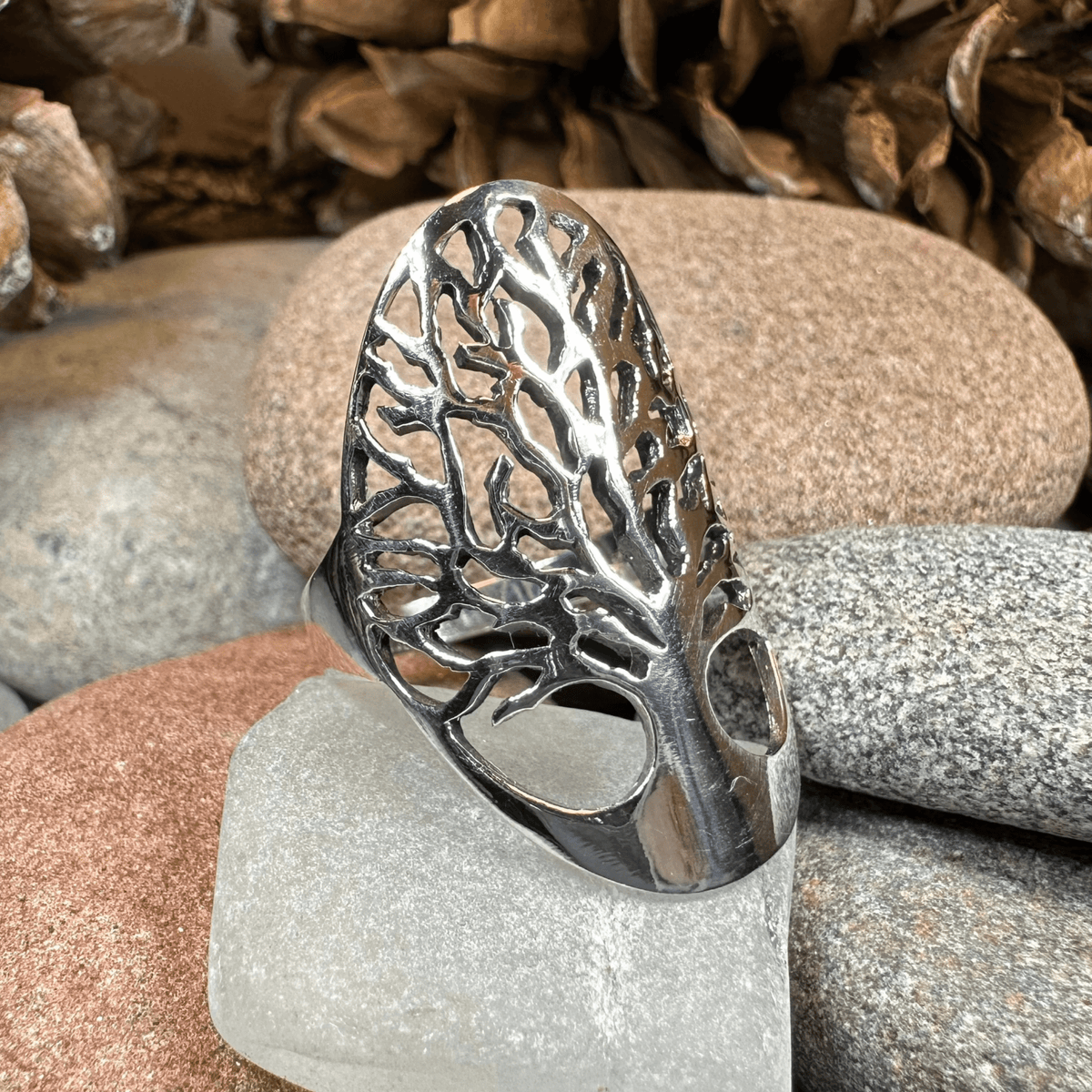 Caroline Tree of Life Ring in Sterling Silver Ring La Vie Bien Caroline Tree of Life Ring in Sterling Silver