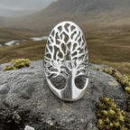 Caroline Tree of Life Ring in Sterling Silver Ring La Vie Bien Caroline Tree of Life Ring in Sterling Silver