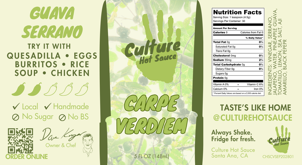 Carpe Verdiem Hot Sauce 1 La Vie Bien Carpe Verdiem