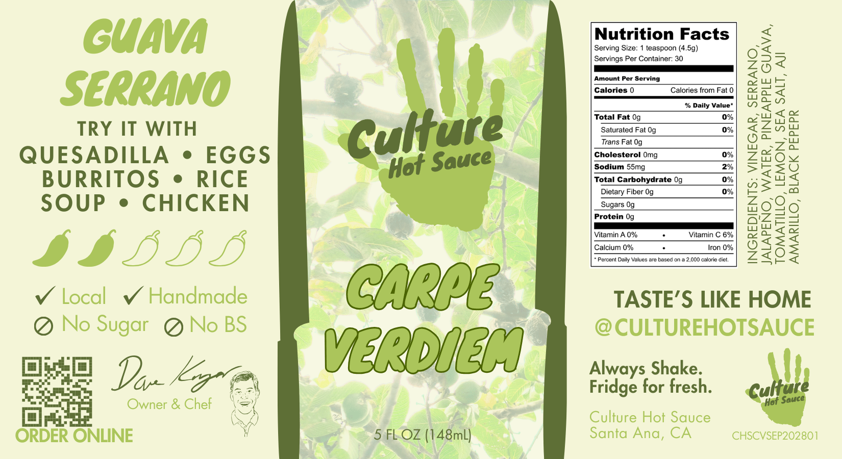 Carpe Verdiem Hot Sauce 1 La Vie Bien Carpe Verdiem