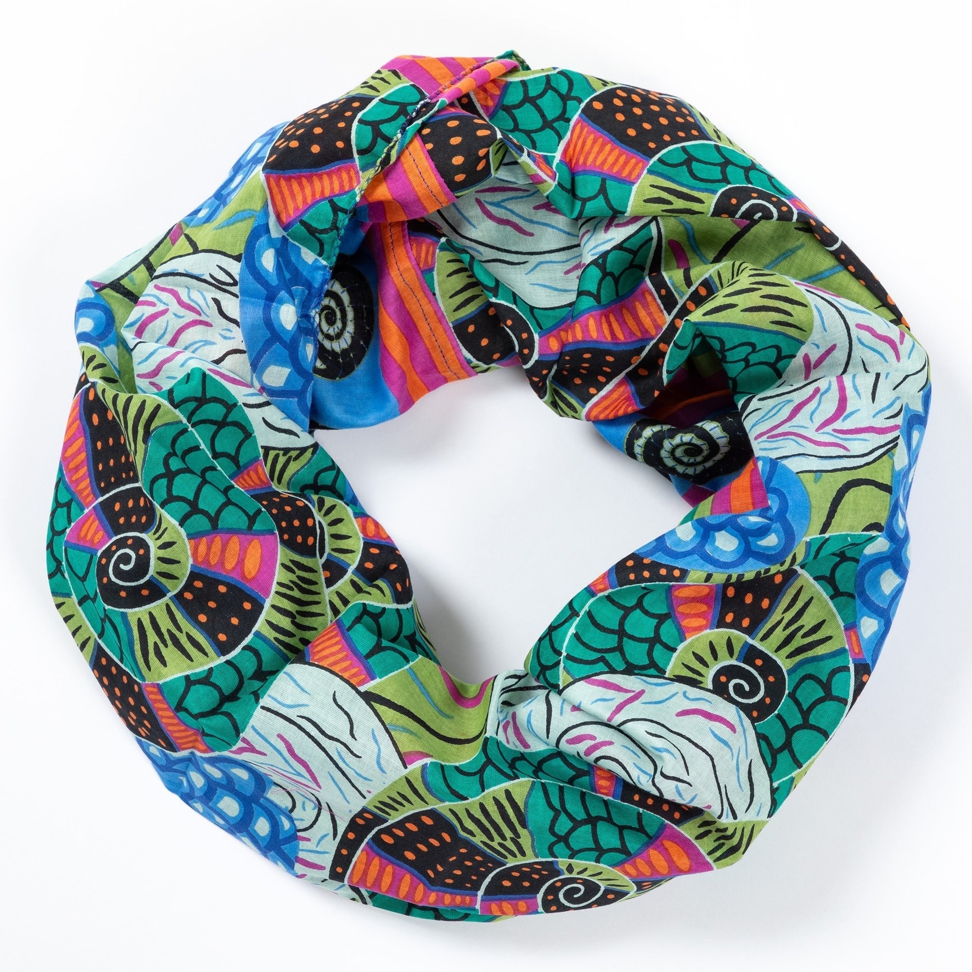 Cascade of Colors Infinity Scarf | Fair Trade Scarves & Bandanas La Vie Bien Cascade of Colors Infinity Scarf | Fair Trade