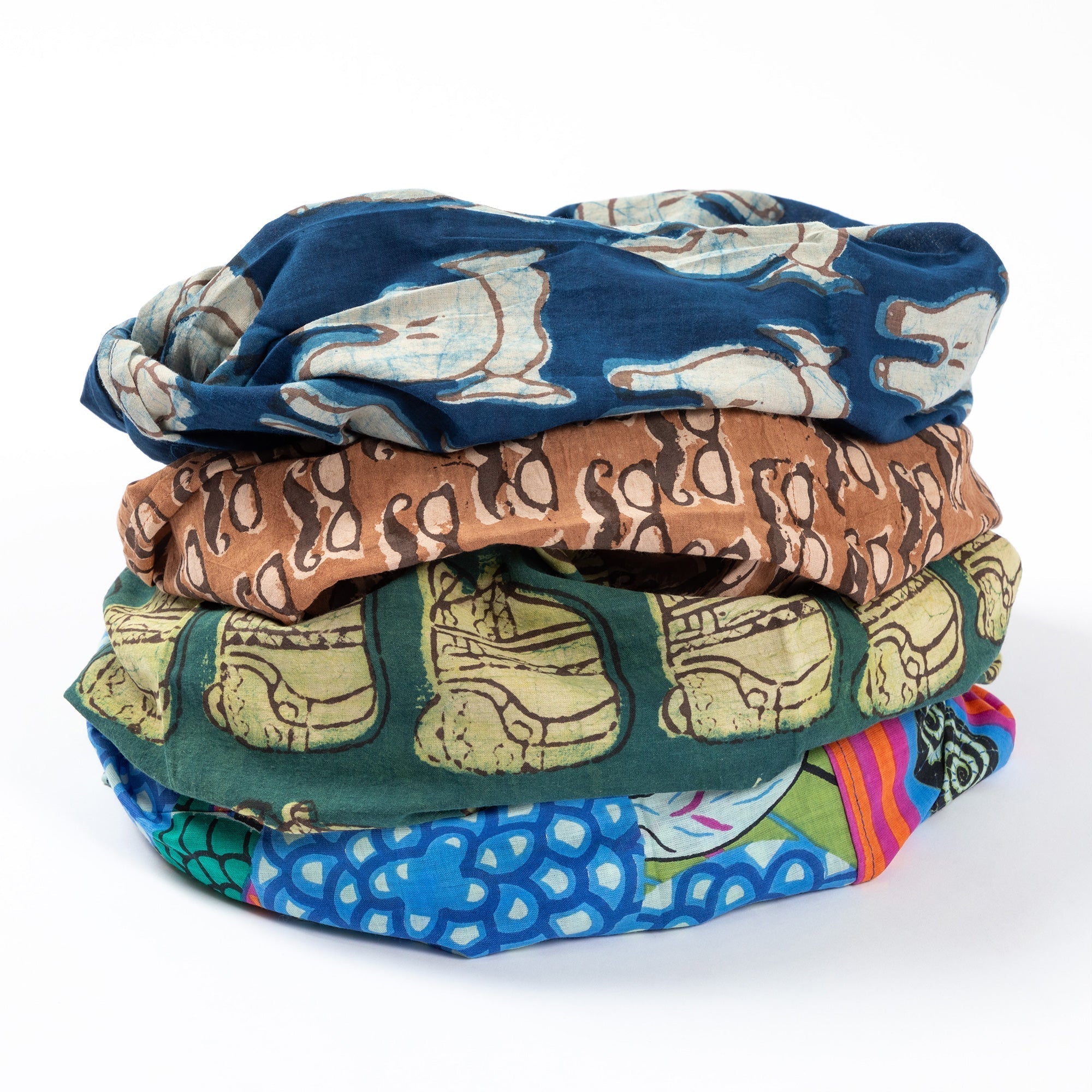 Cascade of Colors Infinity Scarf | Fair Trade Scarves & Bandanas La Vie Bien Cascade of Colors Infinity Scarf | Fair Trade